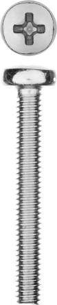 Винт DIN 7985 M4x30мм, 10шт, кл. пр. 4.8, оцинкованный, ЗУБР 303156-04-030 купить в Надыме