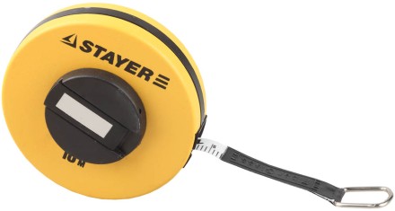 Мерная лента STAYER &quot;STANDARD&quot; фиберглассовая двусторонняя, 10м 34153-10 купить в Надыме