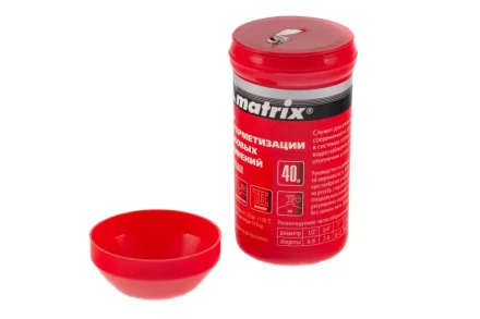 Нить для герметизации резьбовых соединений универсальная 80 м Matrix 88893 купить в Надыме