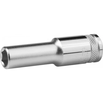 Торцовая головка KRAFTOOL "INDUSTRIE QUALITAT", удлиненная, Cr-V, FLANK, хромосатинированная, 1/2", 11 мм 27807-11_z01 купить в Надыме