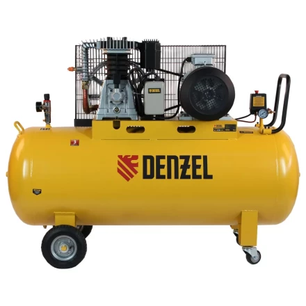 Компрессор воздушный, ременный привод BCI5500-T/270, 5.5 кВт, 270 литров, 850 л/мин Denzel 58129 купить в Надыме
