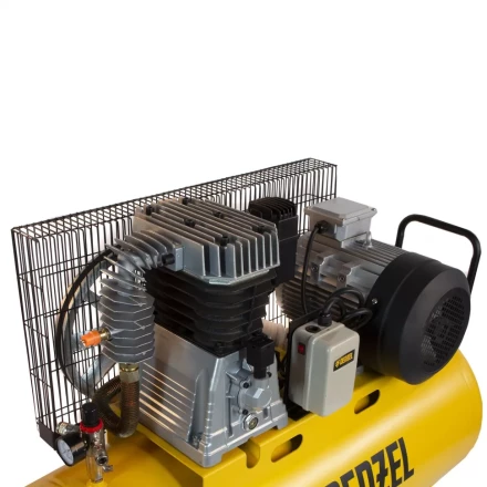 Компрессор воздушный, ременный привод BCI5500-T/270, 5.5 кВт, 270 литров, 850 л/мин Denzel 58129 купить в Надыме