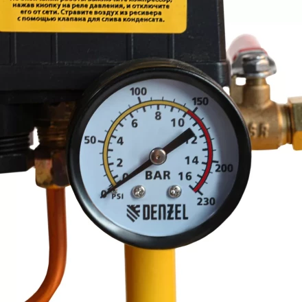 Компрессор воздушный, ременный привод BCI5500-T/270, 5.5 кВт, 270 литров, 850 л/мин Denzel 58129 купить в Надыме