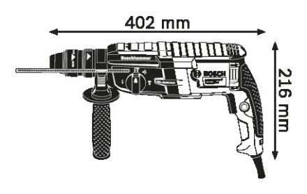 Перфоратор BOSCH GBH 2-28 F (0.611.267.600) купить в Надыме