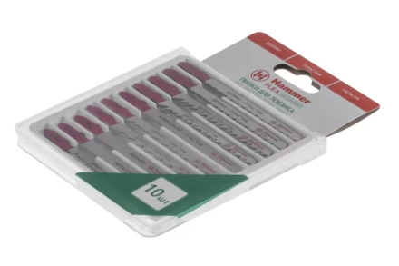 Пилки для лобзика HAMMER JG WD-PL-MT набор No5 (10шт.) купить в Надыме