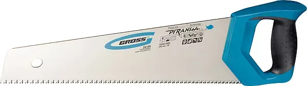 Ножовка по дереву "PIRANHA" 400 мм 11-12 TPI зуб - 3D каленый зуб 2-х комп. рук-ка GROSS 24110 купить в Надыме
