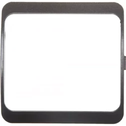 Вставка СВЕТОЗАР "ГАММА" декоративная, цвет темно-серый металлик, одинарная SV-54167-DM