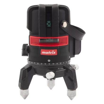 Лазерный уровень ML 06 Green, 30 м, 520 нм, аккумулятор Li 2800 мАч, резьба 5/8" Matrix 35067 купить в Надыме