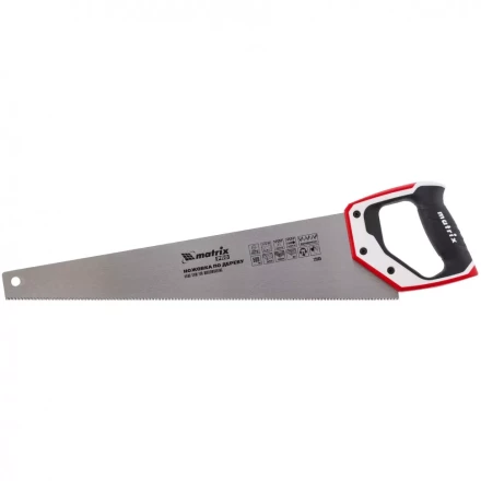 Ножовка по дереву 500 мм каленый зуб 3D 11-12TPI трехкомпонентная рукоятка PRO MATRIX 23585 купить в Надыме