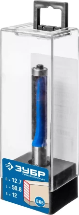 ЗУБР 12.7 x 50.8м. хвостовик 12 мм, фреза кромочная с нижним подшипником, Профессионал (28727-12.7-50.8) (1) купить в Надыме
