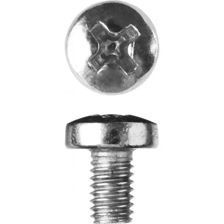 Винт ЗУБР "МАСТЕР" DIN 7985, класс прочности 4.8, оцинкованный, M5x8мм, 5кг 303150-05-008 купить в Надыме