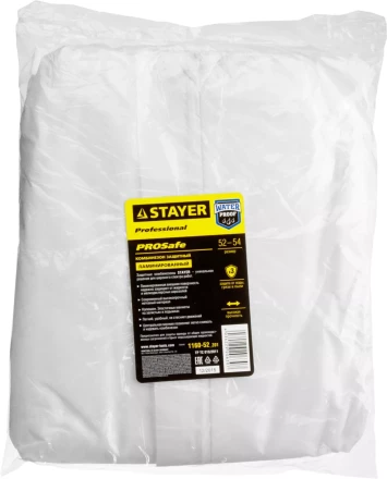 Комбинезон STAYER "PROFESSIONAL", защитный из ламинированного спанбонда, 52-54 размер 1160-52_z01 купить в Надыме