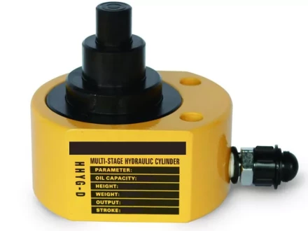 Домкрат гидравлический телескопический низкий TOR HHYG-100D (ДТ100Г69) 100 т (3 уровня) 1004679 купить в Надыме