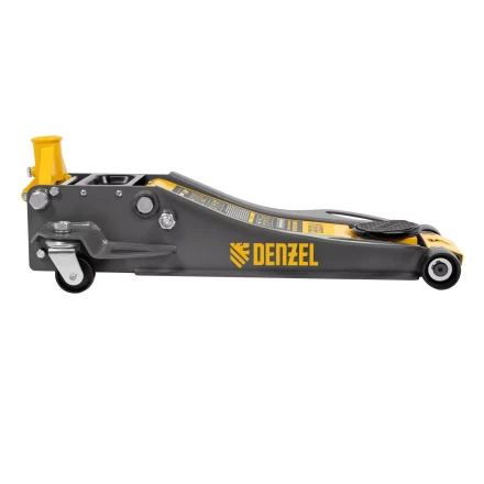 Домкрат гидравлический подкатной Denzel 51250, 3 т, 75-500 мм, быстрый подъем, низкий подхват, проф. купить в Надыме