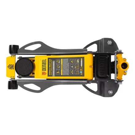 Домкрат гидравлический подкатной Denzel 51250, 3 т, 75-500 мм, быстрый подъем, низкий подхват, проф. купить в Надыме