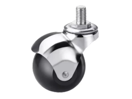 Колесо мебельное поворотное резиновое SCmt 25 50 мм с болтом 1027290 купить в Надыме