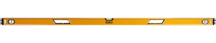 Уровень JCB коробчатый, 2 фрезерованные базовые поверхности, 3 ампулы, крашенный, с ручками, 0,5мм/м, 180см JBL006 купить в Надыме