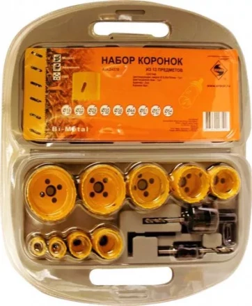 Набор коронок Bi-Metal 13 предметов Энкор 24570 купить в Надыме