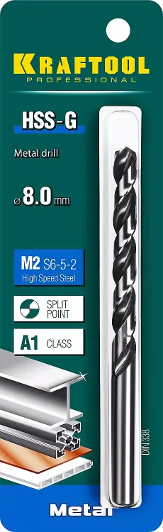 Сверла по металлу HSS-G 29651-8 купить в Надыме