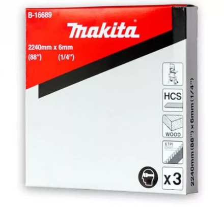 Набор полотен Makita B-16689 для ленточной пилы купить в Надыме