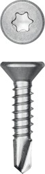 Нержавеющие саморезы DS-C с потайной головкой, коробка 300932-39-016