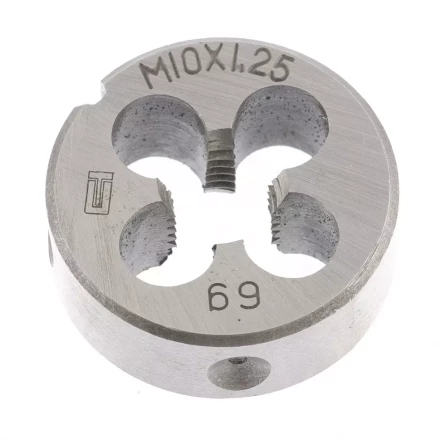 Плашка М10 х 1,25 мм СИБРТЕХ 77025 купить в Надыме