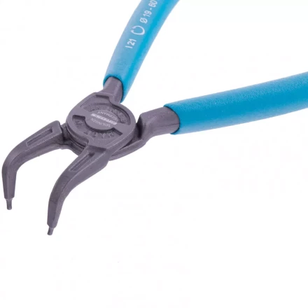 Съемник 165 мм для внутренних стопорных колец (19-60 мм) изогнутые губки Gross 18343 купить в Надыме