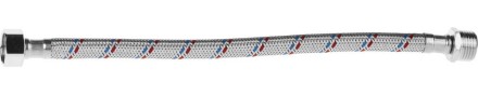 Подводка гибкая STAYER для воды, оплетка из нержавеющей стали, г/ш 1/2&quot; - 0,3м 51015-G/S-030 купить в Надыме