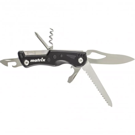 Нож многофункциональный 7 функций в чехле 107 мм Matrix 17624 купить в Надыме