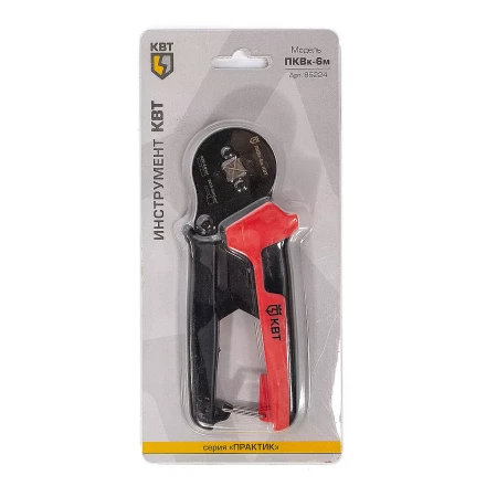Пресс-клещи КВТ ПКВк-6м для опрессовки втулочных наконечников до 6.0 мм (85224) купить в Надыме