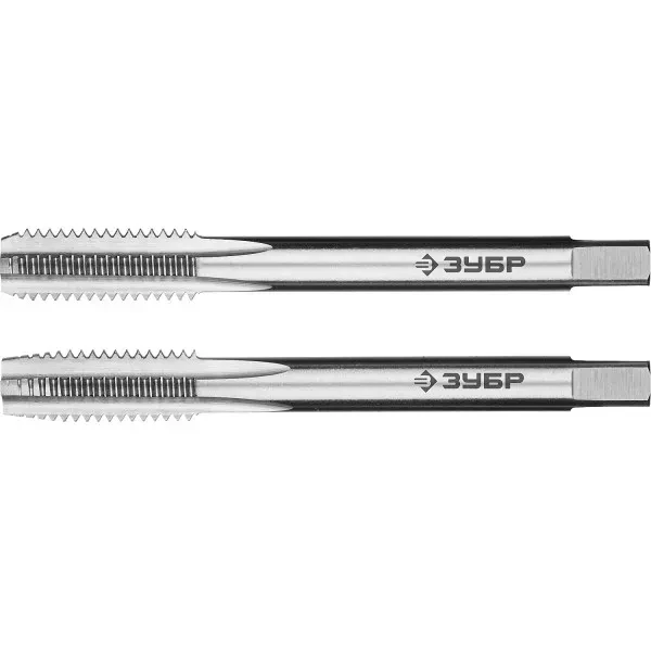 Метчики ЗУБР "ЭКСПЕРТ" машинно-ручные, комплектные для нарезания метрической резьбы в сквозных отверстиях, М8х1,25, 2шт 4-28007-08-1.25-H2 купить в Надыме