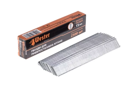 Гвозди для степлера WESTER 826-013 1 х 1.25 х 15 мм 2500 шт. купить в Надыме