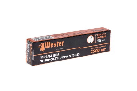 Гвозди для степлера WESTER 826-013 1 х 1.25 х 15 мм 2500 шт. купить в Надыме