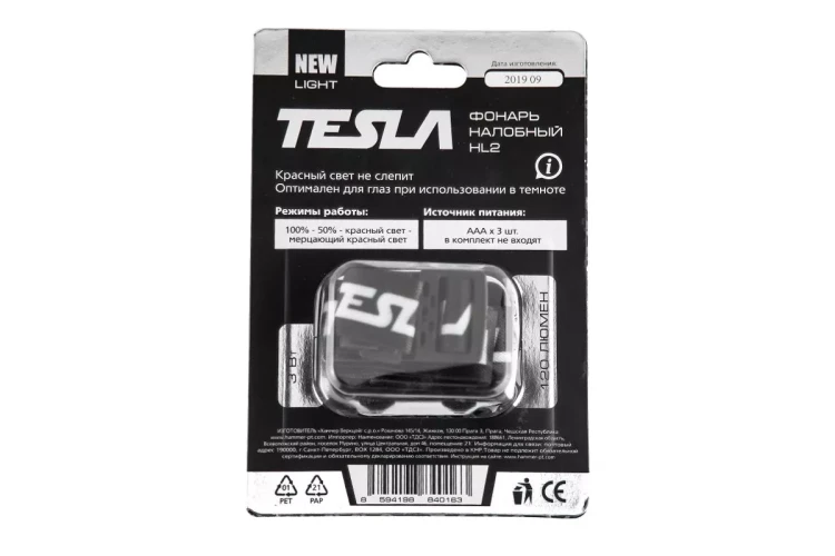 Фонарь TESLA HL2 3 Вт 120 Лм купить в Надыме