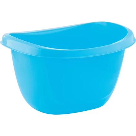 Таз пластмассовый овальный 16л, голубой ТМ Elfe light Россия 92988 купить в Надыме