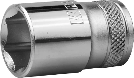 Торцовая головка KRAFTOOL "INDUSTRIE QUALITAT", Cr-V, FLANK, хромосатинированная, 1/2", 17 мм 27805-17_z01 купить в Надыме