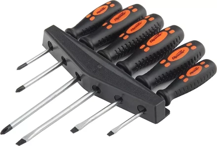 Набор отверток CrV  двухкомпонентные рукоятки 6 шт SPARTA. 13307 купить в Надыме