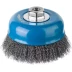 ЗУБР "ПРОФЕССИОНАЛ". Щетка чашечная для УШМ, витая стальная проволока 0,3мм, 125ммхМ14 35261-125_z02 купить в Надыме