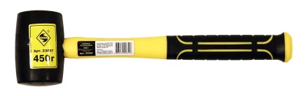 Киянка резин.450гр.с фиберглассовой рукоят.1/6/36 23057 купить в Надыме