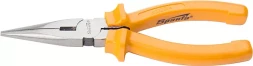 Длинногубцы Classic 160 мм прямые шлифованные пластмассовые рукоятки SPARTA 17157