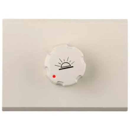 Диммер СВЕТОЗАР "ЭФФЕКТ" без вставки и рамки, цвет бежевый, 60-500Вт SV-54442-B купить в Надыме