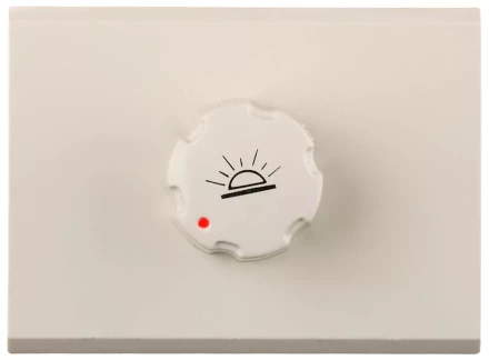 Диммер СВЕТОЗАР "ЭФФЕКТ" без вставки и рамки, цвет бежевый, 60-500Вт SV-54442-B купить в Надыме