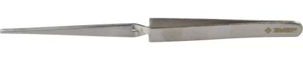 Пинцет ЗУБР д/электроники и точной механики, нерж. сталь, антимагнит, самозажим, прямой, закругл губки, 160мм 22211-5-160 купить в Надыме