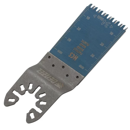 Насадка для МФИ режущая пазовая прямая, HCS, по дереву, ламинату 34 х 2.5 мм, крупный зуб Denzel 782315 купить в Надыме