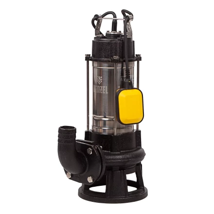 Фекальный насос Denzel FP1800-KS, 1800 Вт, напор 17 м, 26000 л/ч, нож-измельчитель купить в Надыме