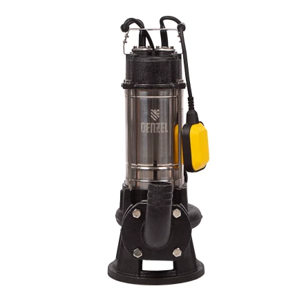 Фекальный насос Denzel FP1800-KS, 1800 Вт, напор 17 м, 26000 л/ч, нож-измельчитель купить в Надыме