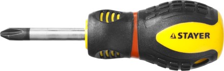 Отвертка STAYER &quot;PROFESSIONAL&quot; &quot;PROTech&quot;, двухкомп рукоятка, намагниченная, Cr-Mo, PH2x38мм 25132-2-38_z02 купить в Надыме