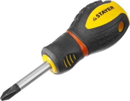 Отвертка STAYER &quot;PROFESSIONAL&quot; &quot;PROTech&quot;, двухкомп рукоятка, намагниченная, Cr-Mo, PH2x38мм 25132-2-38_z02 купить в Надыме