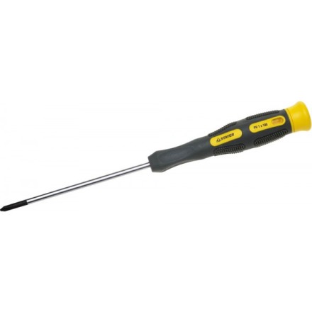 Отвертка STAYER &quot;PROFESSIONAL&quot; &quot;MAX-GRIP&quot; для точн работ, Cr-V, двухкомп рукоятка, магнит наконечник, PH №1x100мм 25826-1-100 G купить в Надыме