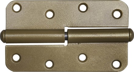 Петля накладная стальная &quot;ПН-110&quot;, цвет золотой металлик, правая, 110мм 37653-110R купить в Надыме